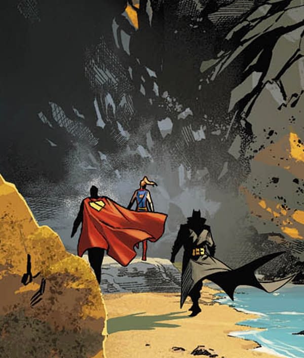 Grown-Up Damian Wayne, Jonathan Kent & Trinity from Wonder Woman #800