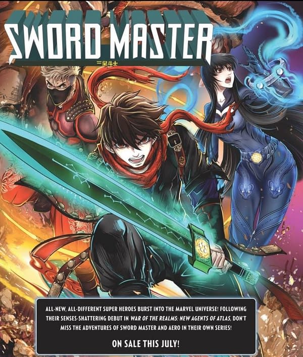 Marvel Launches Sword-Master and Aero Comics in July by Greg Pak