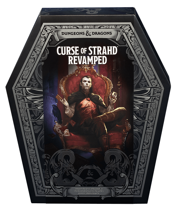 A look at the case for Curse of Strahd Revamped, courtesy of Wizards of the Coast.