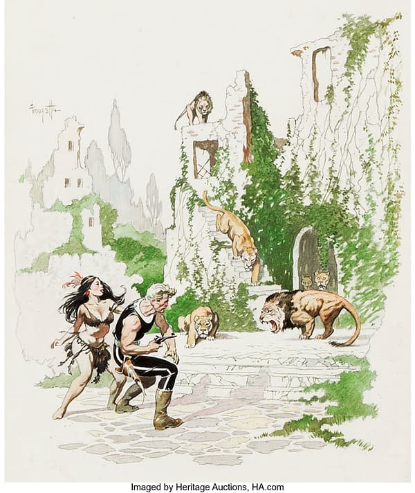 Frank Frazetta's Captive Princess Paitning Has Bids For Half A Million