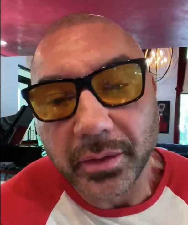 Dave Bautista addresses the nation one day before the election.