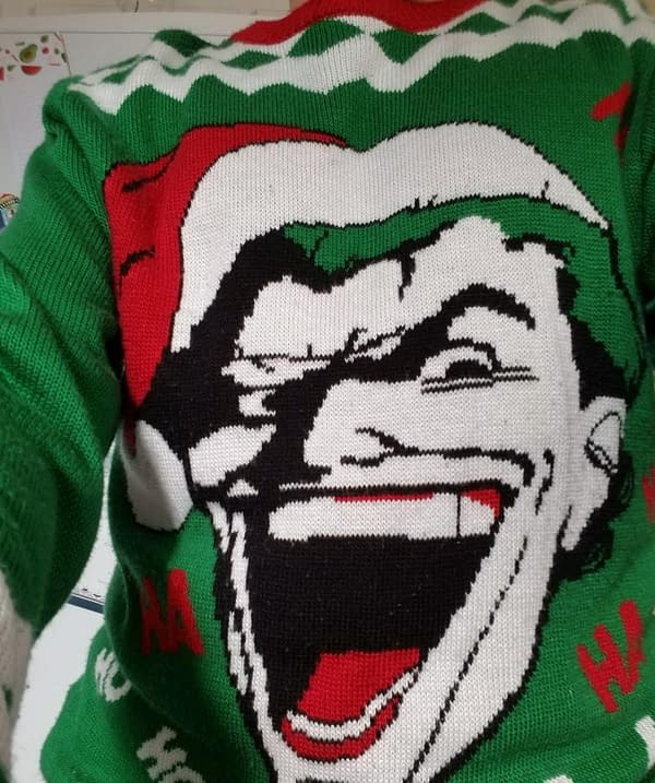 The Kyle Baker Joker Christmas Sweater That Kyle Baker Wouldn't Wear