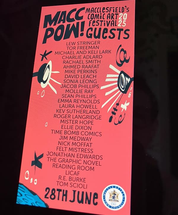 R.E. Burke Returns To Comic Cons With Macclesfield's Macc-POW in June