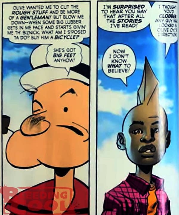 Popeye And Dagwood Join Mickey Mouse In Savage Dragon #278