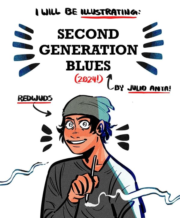 Second Generation Blues, New YA OGN by Julio Anta & Red Dryer