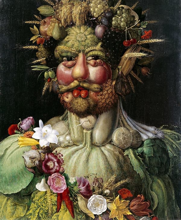 Giuseppe Arcimboldo, Vertumnus (1591, oil)