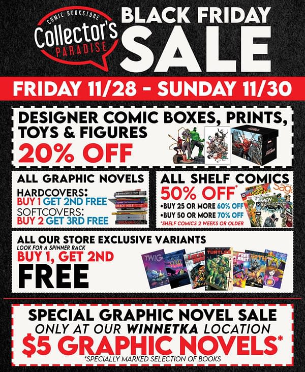 Black Friday Comic Book Stores