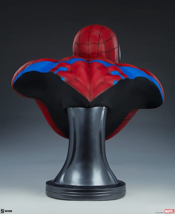 Spider-Man Receives A New Life-Size Bust From Sideshow Collectibles
