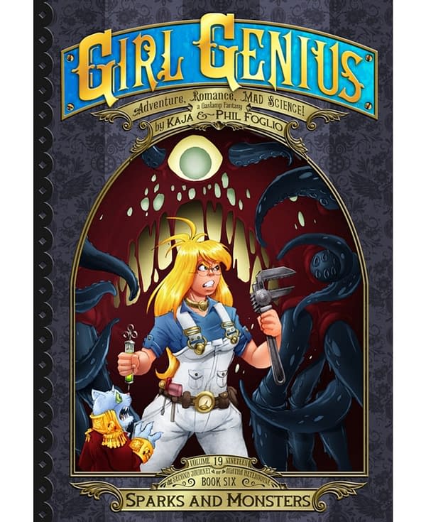 The Foglios launch a Kickstarter for Girl Genius: Sparks and Monsters. Credit: Studio Foglio