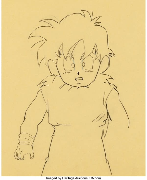 Gohan & Krillin from Dragon Ball Z Original Artwork. Credit: Heritage Auctions