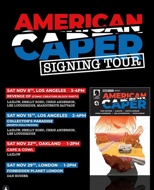 Dan Houser's Very First Signing, American Caper At Forbidden Planet