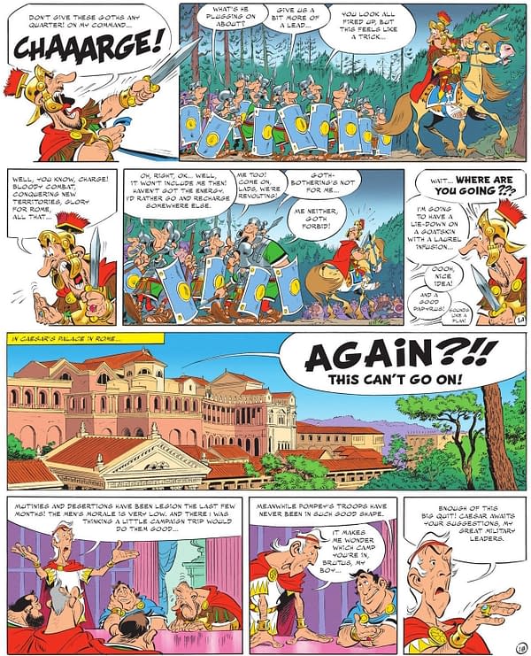 The First Two Pages of Asterix And The White Iris