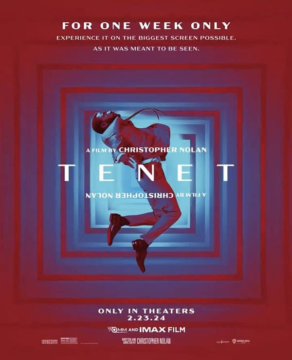 Ticket For The Tenet 70MM/IMAX Re-Release As Tickets Go On Sale