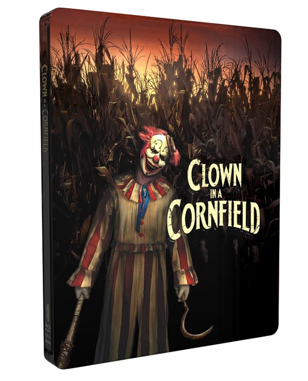 Giveaway: Win a 4K UHD Steelbook of Clown In A Cornfield