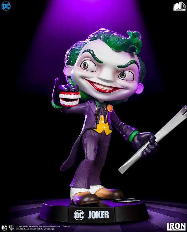 Joker Gets Wacky in New Mini Co Statue from Iron Studios