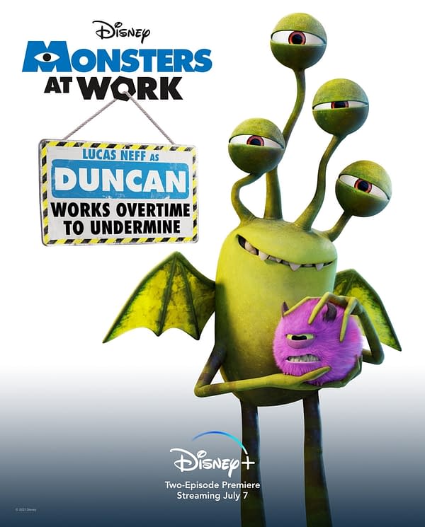 Monsters at Work Introduces Disney+ Spinoff Series Cast; New Key Art