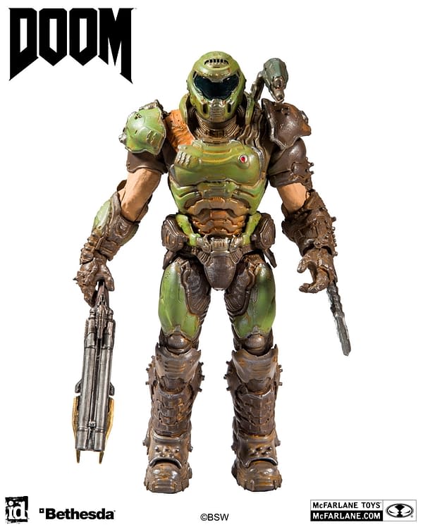 Doom Slayer Figure Fully Revealed by McFarlane Toys