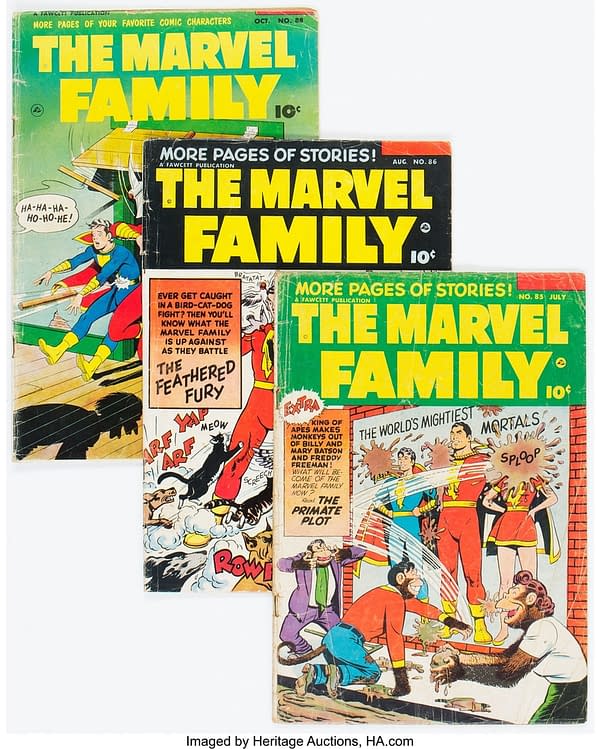 The Marvel Family, Bundled Together At Heritage Auctions