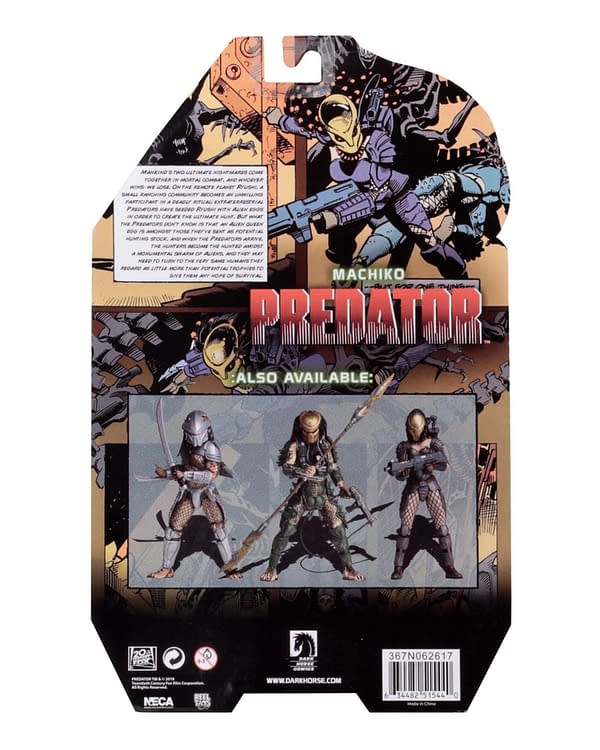 NECA Predator Machiko Packaged 2