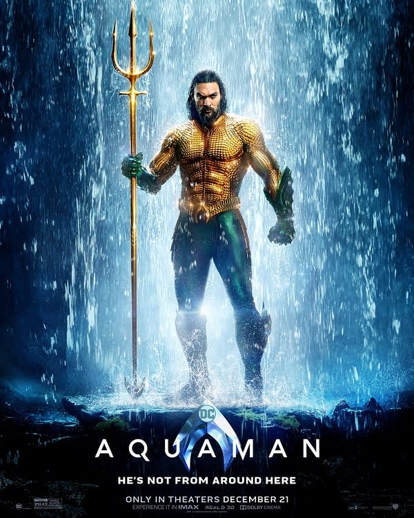 Jason Momoa Shares New Poster for 'Aquaman'