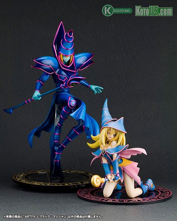 Yu-Gi-Oh Dark Magician and Dark Magician Girl Return with Kotobukiya