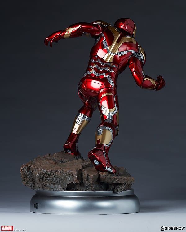 Iron Man Mark XLIII Armor Statue Arrives at Sideshow