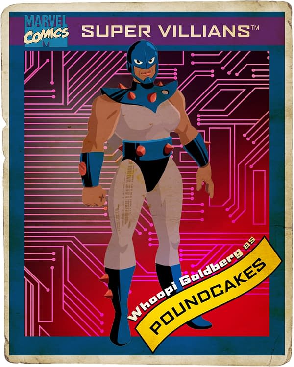 Marvel's M.O.D.O.K.: Hulu Series Deals Out Cast Trading Card Posters
