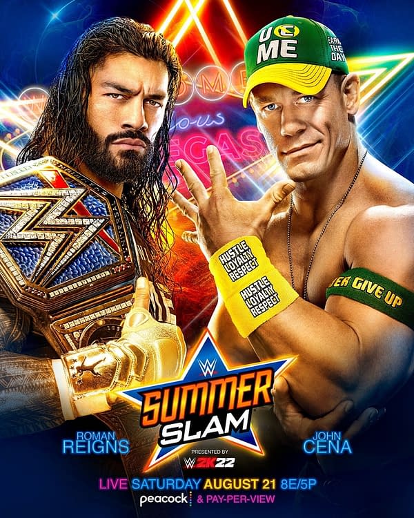 The official poster for WWE SummerSlam