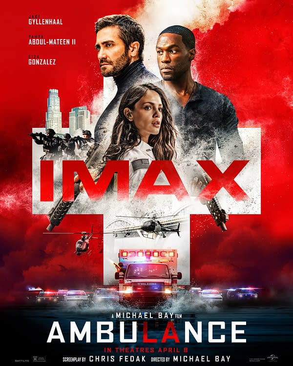 IMAX Releases a New Poster for Michael Bay's Ambulance