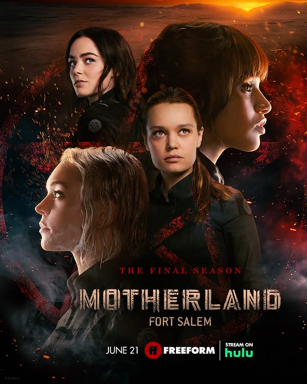 Motherland: Fort Salem S03 Key Art, S03E01 "Homo Cantus" Images Shared