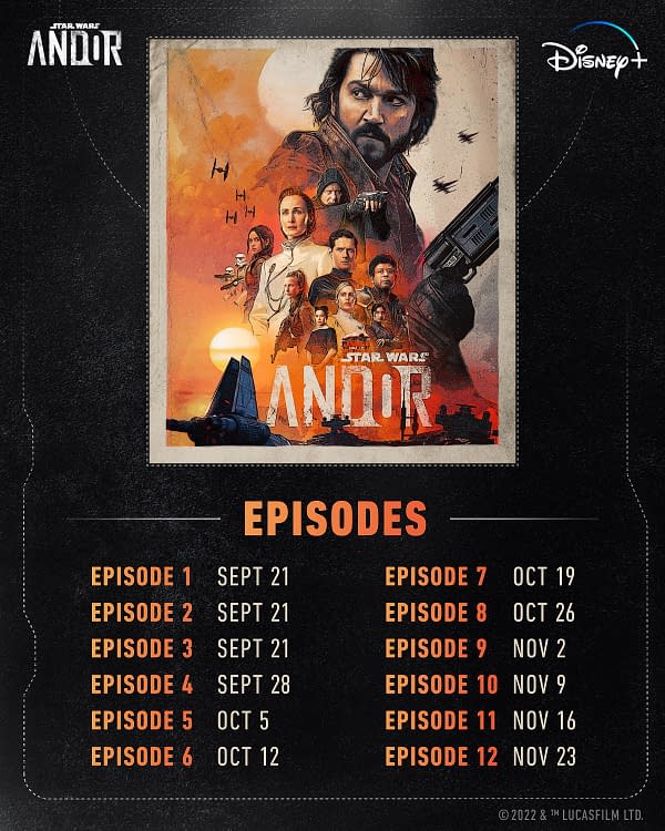 Andor Preview Images Highlight Cassian, Maarva, Mon Mothma &#038; More