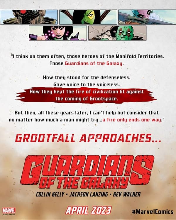 Guardians Of The Galaxy Grootfall