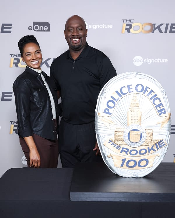 The Rookie: Eric Winter, Melissa O'Neil Post 100th Ep Screening Video