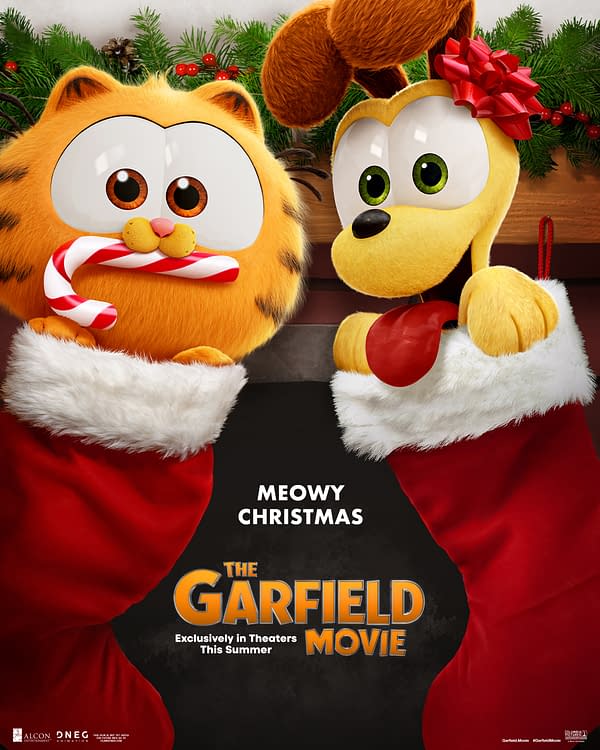 Garfield Wishes You A Merry Christmas In New Poster