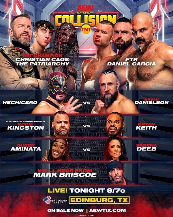 AEW Collision match lineup
