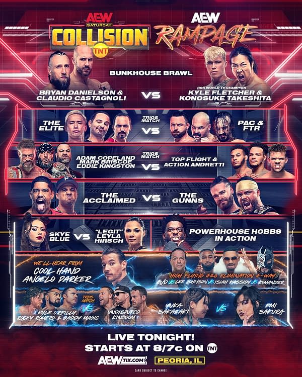 AEW Collision and AEW Rampage Preview: An Audacious AEW Overload