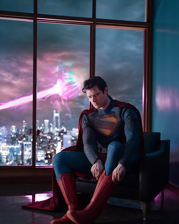 Superman Costume Revealed: Are Those Red Trunks We're Seeing?