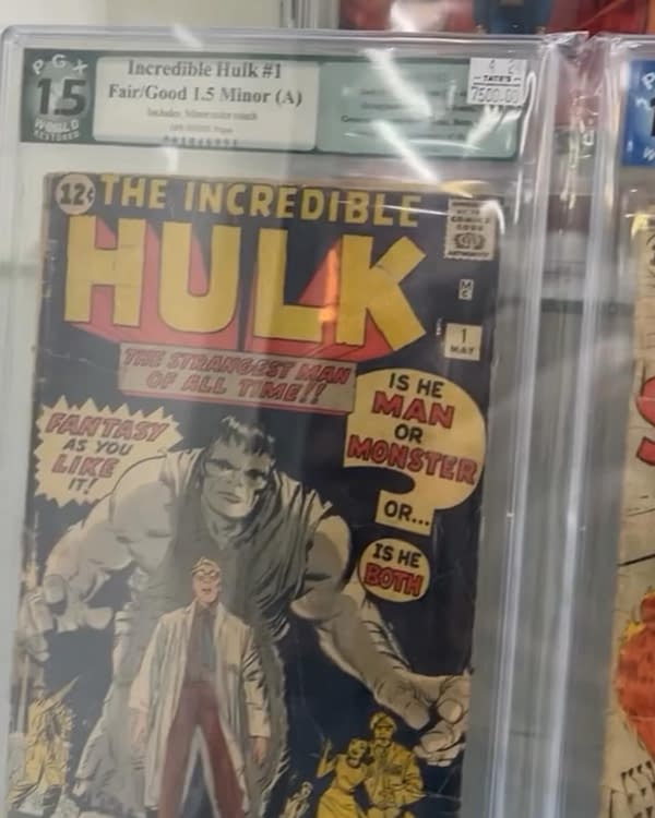 Slabbed Amazing Spider-Man #1, X-Men #1 & Incredible Hulk #1 Stolen