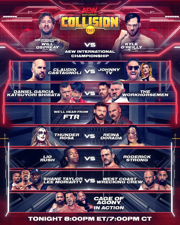 AEW Collision card graphic