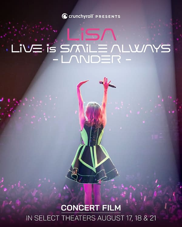 LiSA's LIVE is SMiLE ALWAYS -LANDER- Concert Film Coming to Theatres