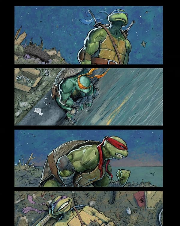 Juan Ferreyra's Teenage Mutant Ninja Turtles- IDW January 2025 Solicits