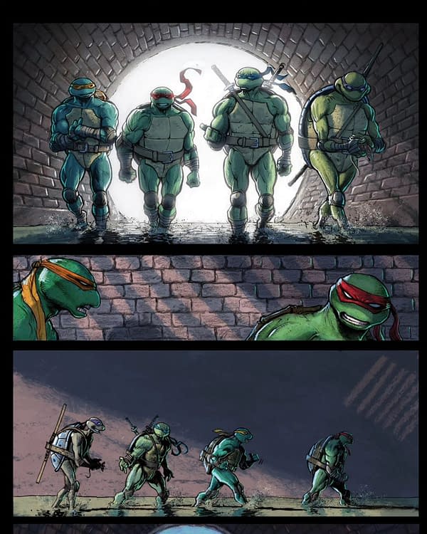 Juan Ferreyra's Teenage Mutant Ninja Turtles- IDW January 2025 Solicits