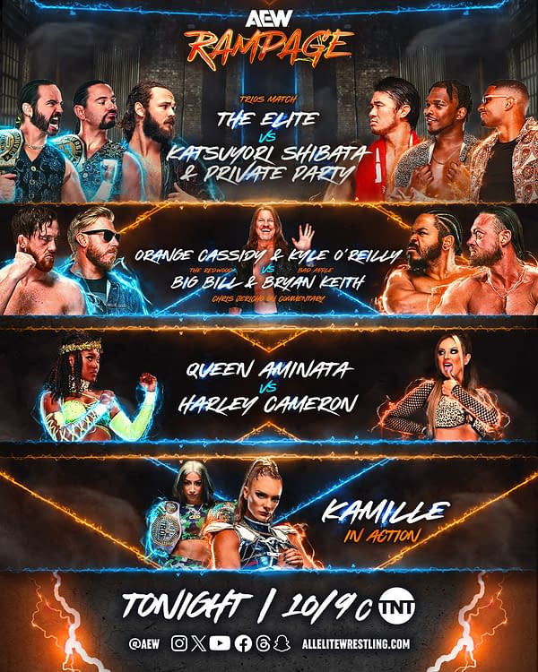 AEW Rampage lineup graphic