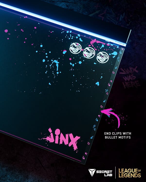 Secretlab Reveals New League Of Legends Collab With Jinx