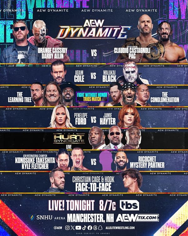 AEW Dynamite promo graphic