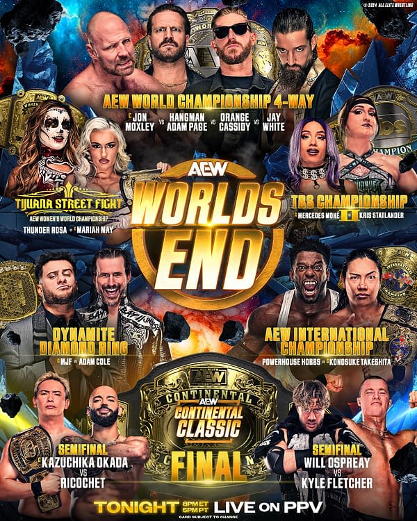 AEW World's End Graphic