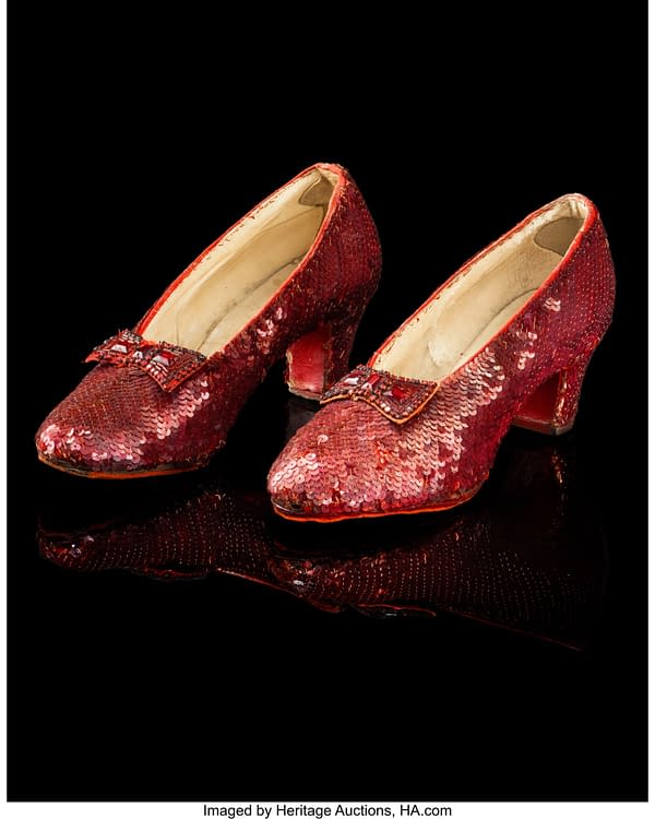 Wizard Of Oz Ruby Slippers Sell For $28 Million At Heritage Auctions