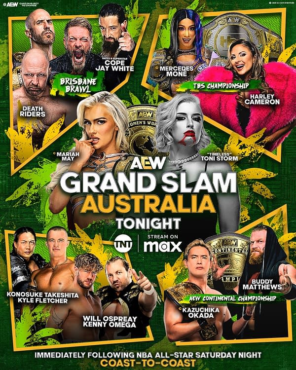 AEW Collision: Grand Slam Australia Preview: Tony Khan Down Under