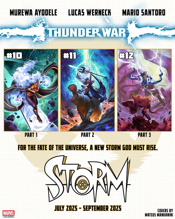 Thunder War Marvel September 2025 Solicits