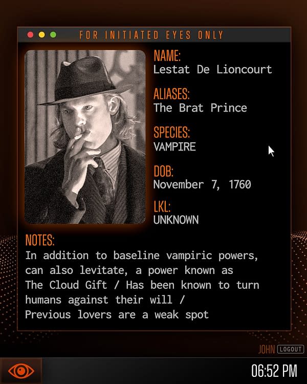 Interview with the Vampire: Talamasca Updates Include Lestat, Claudia